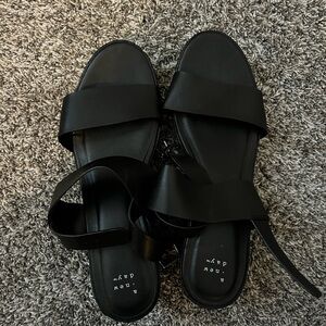 a new day Elegant Black Sandals